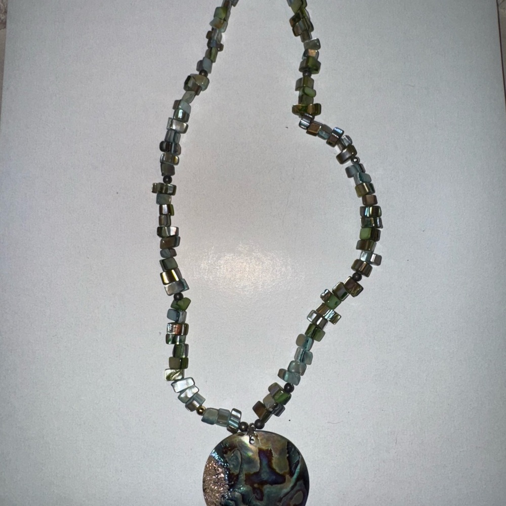 Elegant Green Beaded Necklace